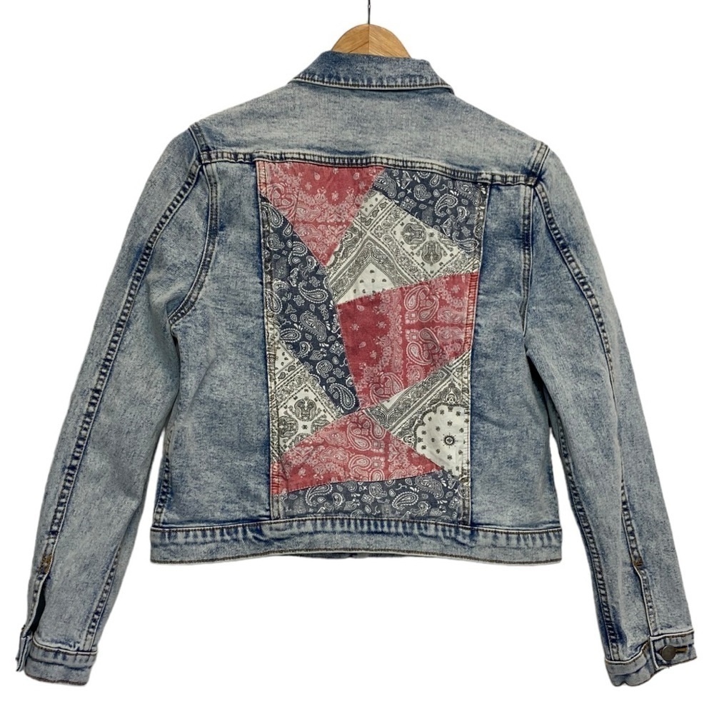 Driftwood x Free People Bandana Jean Jacket